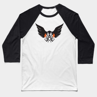 Flying Eagle Skull Baseball T-Shirt